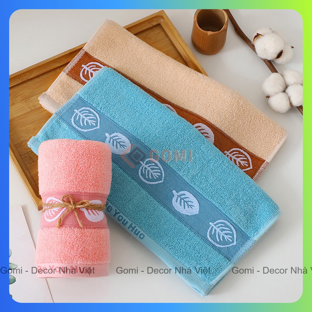 Khăn Tắm/Khăn Mặt Cotton Mềm Mại Thấm Hút Nước 34x75cm Nhanh Khô