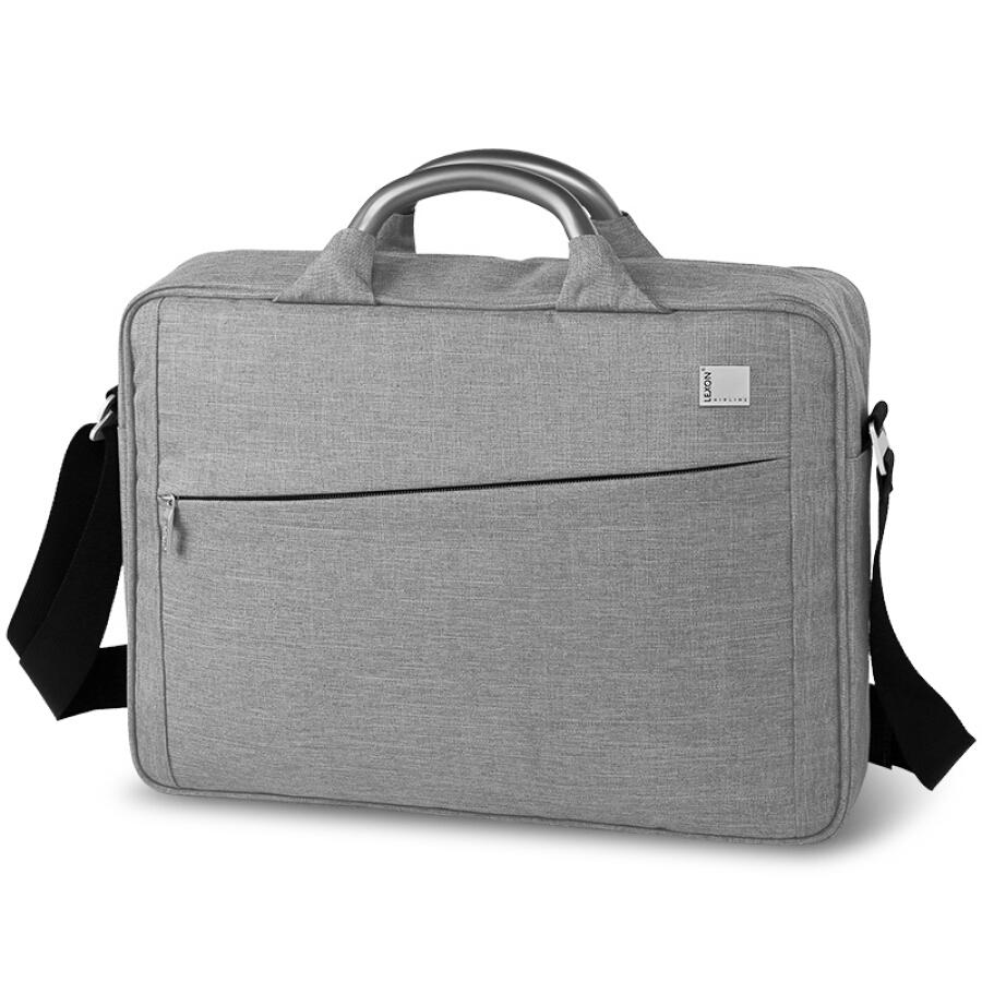 French Lexon LEXON portable laptop bag 14-inch shoulder bag business briefcase mens diagonal bag 14LT light gray