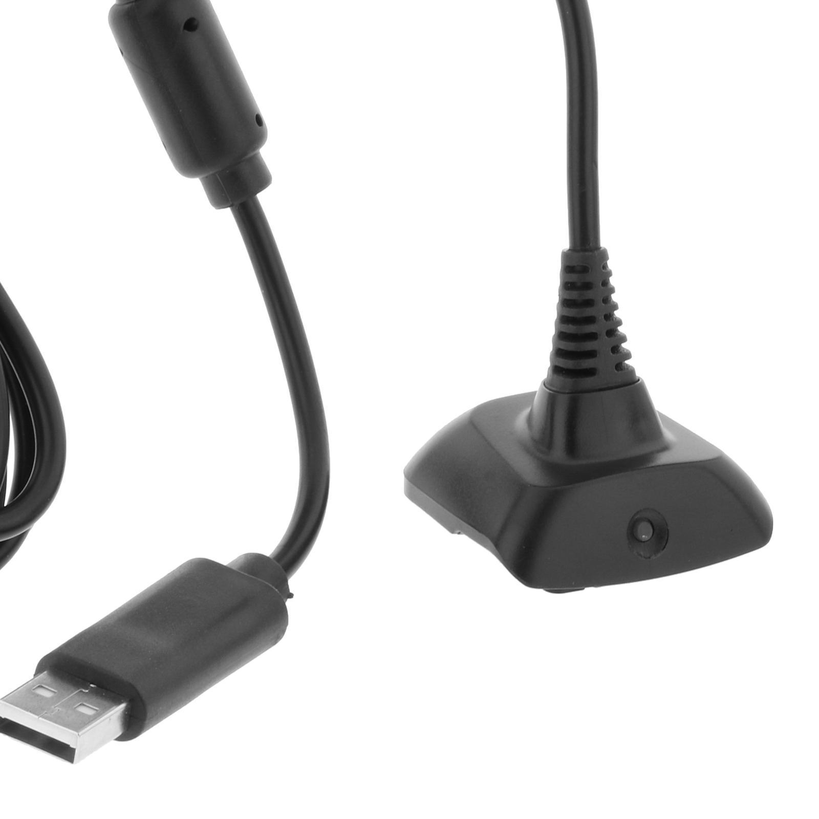 600mAh Controller Battery Covers 1.5M Cable, Rechargeable Replace Parts for Xbox