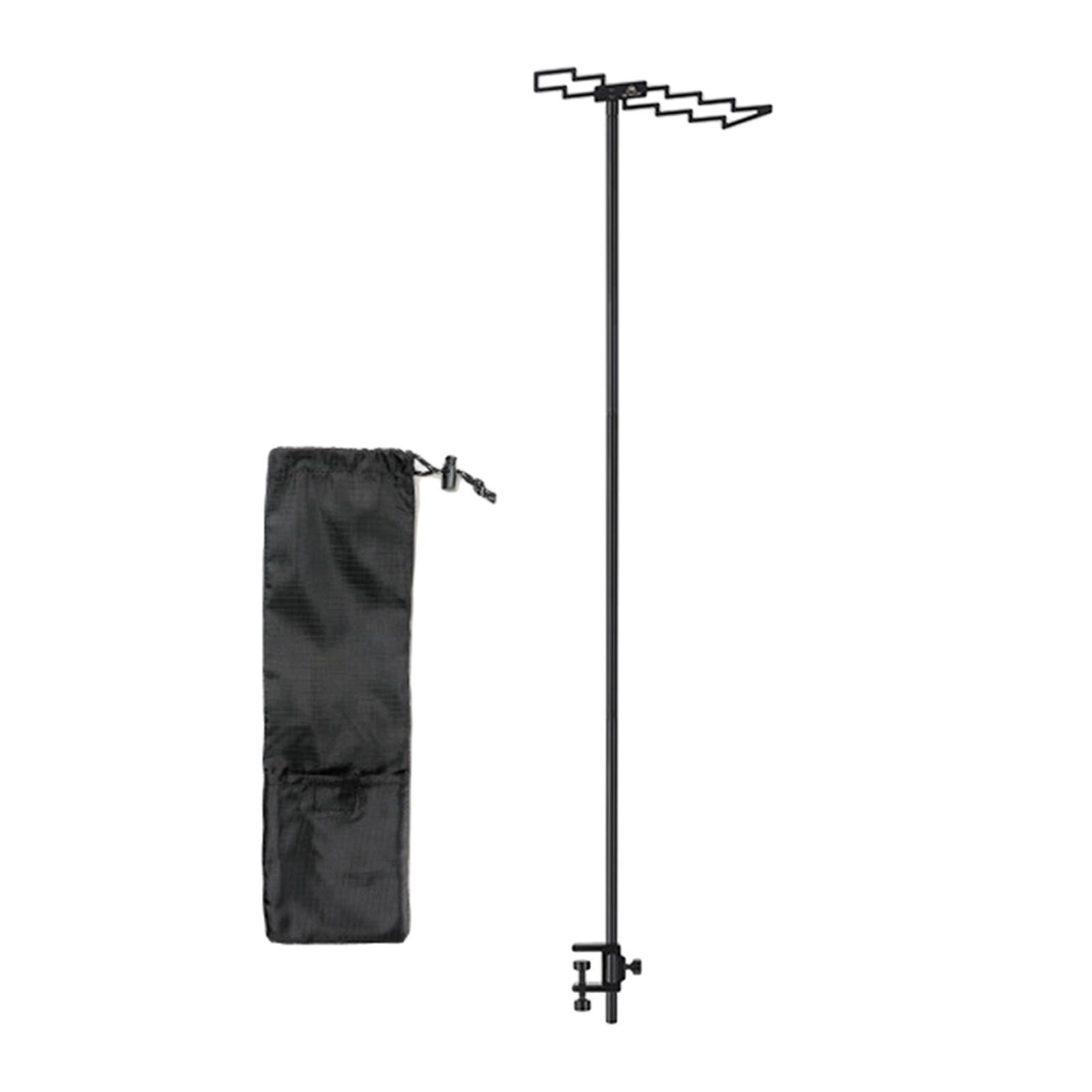 Camping Lantern Stand Holder Light Hanging Poles Hanger for BBQ Backpacking