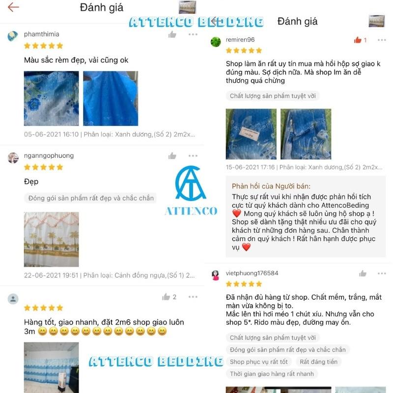 RI DÔ NGĂN PHÒNG GẤM SAO CÓ MÓC TREO SẴN MÀN CỬA SỔ CHE GIƯỜNG TẦNG