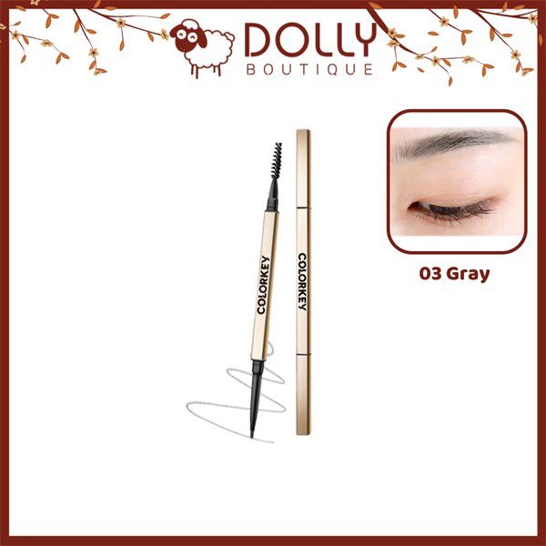 Chì Kẻ Mày Hai Đầu Lâu Trôi Colorkey The Rapid Eyebrow Pencil 0.07g