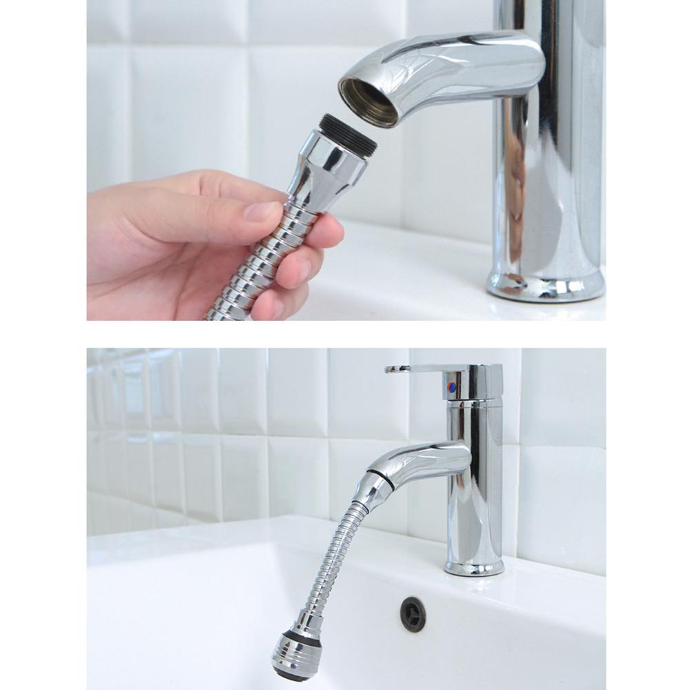 Vòi tiết kiệm nước xoay 360 độ serator khuếch tán cho nhà bếp, bồn rửa chén