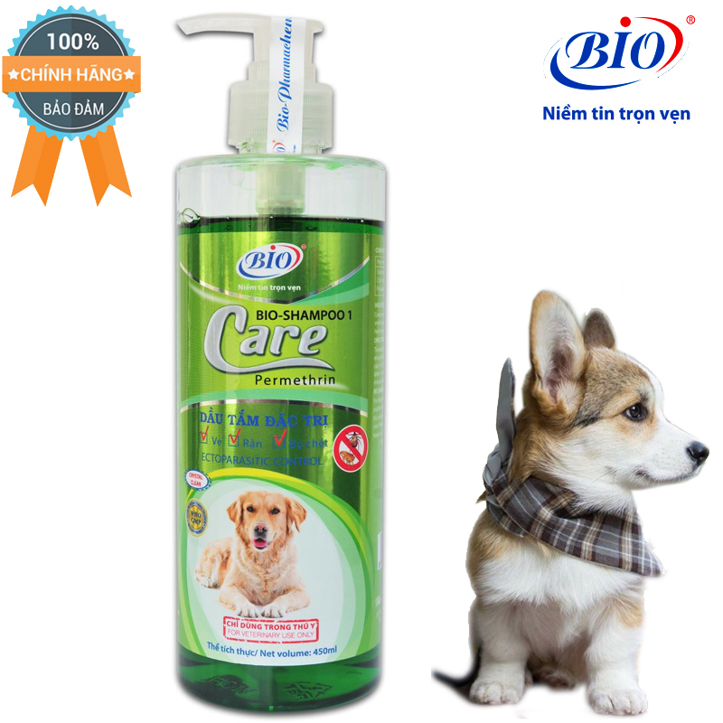 Sữa Tắm Tiêu Diệt Ve Rận bọ chét Bio Care 450ml-79302