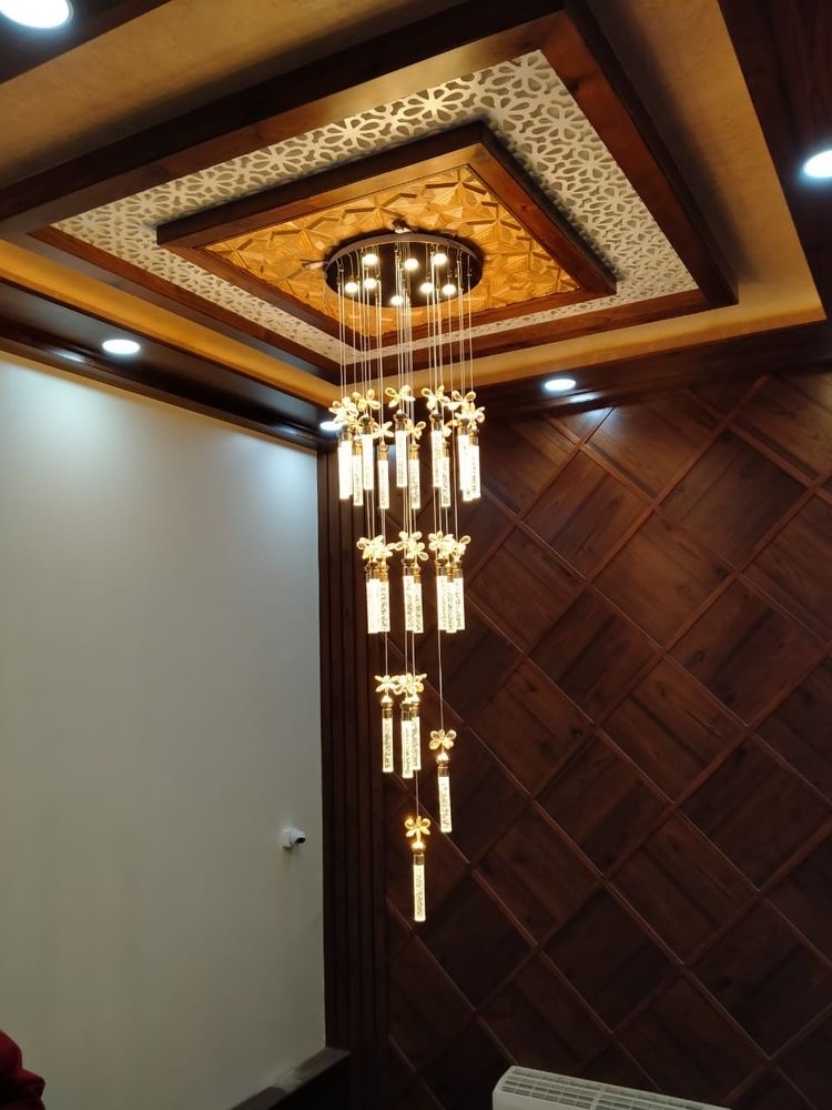 Đèn thả thông tầng Pha lê TAMOGA DUTA 2368, Đường kính 800mm Dài 2 mét, 3 Chế độ Ánh sáng