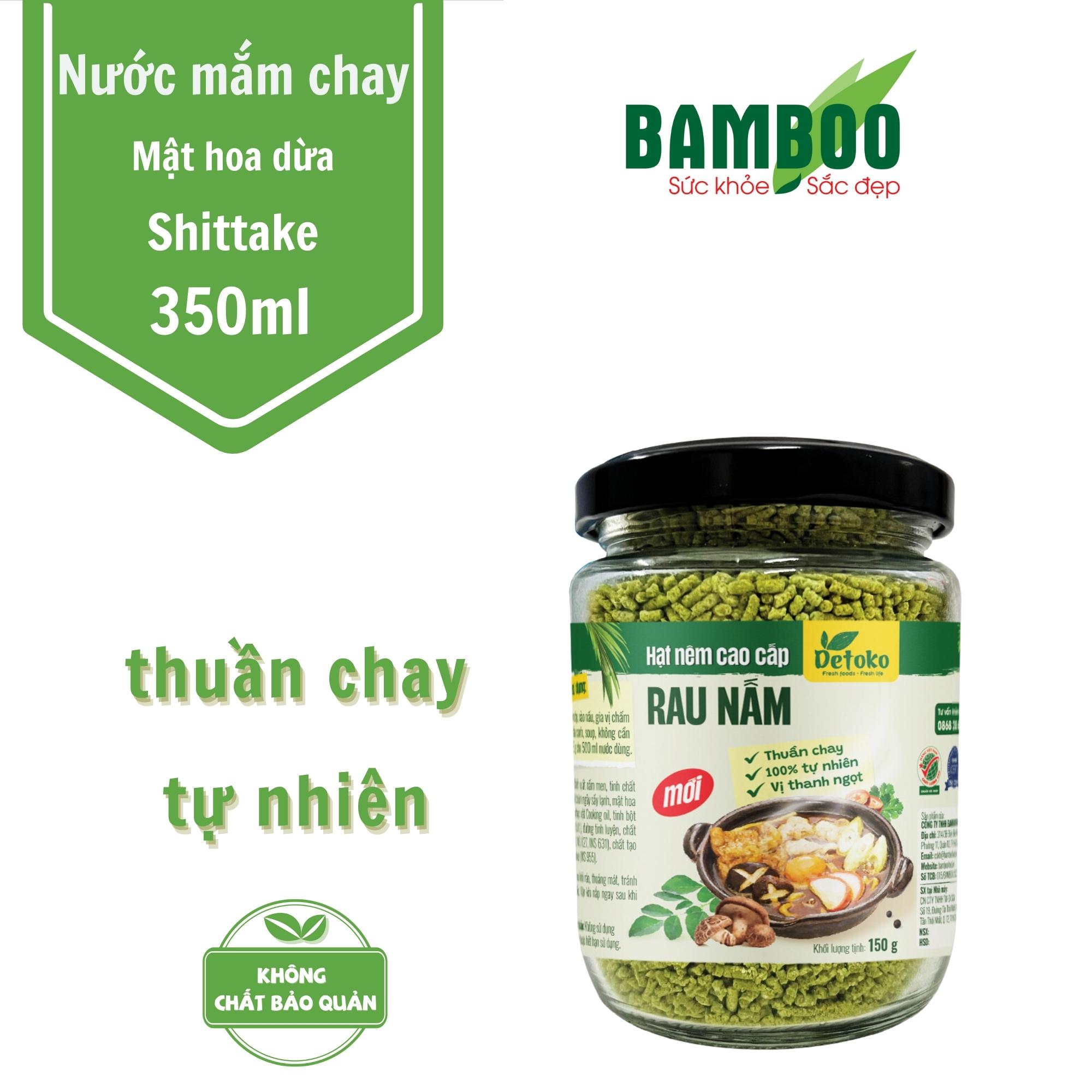 Hạt nêm rau nấm thuần chay 150g - Detoko