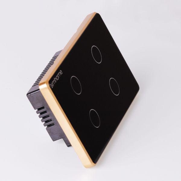 Công tắc cảm ứng Zigbee SimHome S3 – Tiêu chuẩn – 4 nút