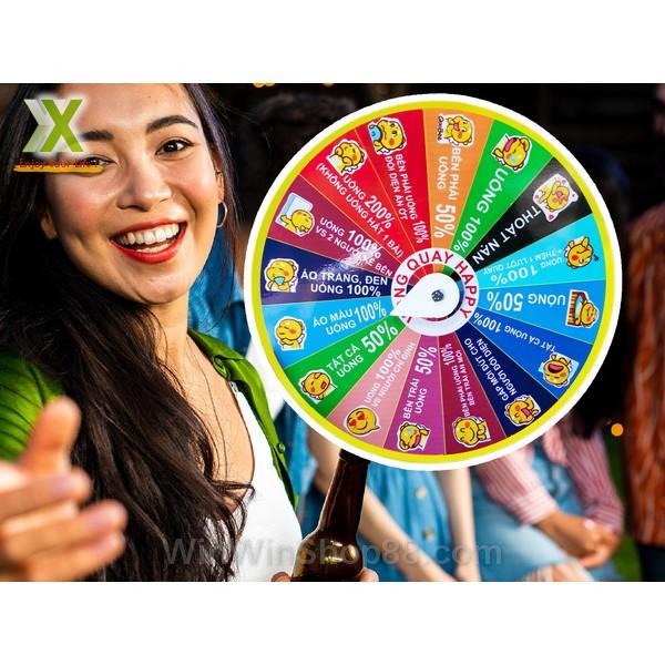 Vòng quay ăn nhậu happy, Vòng quay vui chơi ăn nhậu uống bia dành cho các buổi tiệc tùng cực vui nhộn - Winz.vn