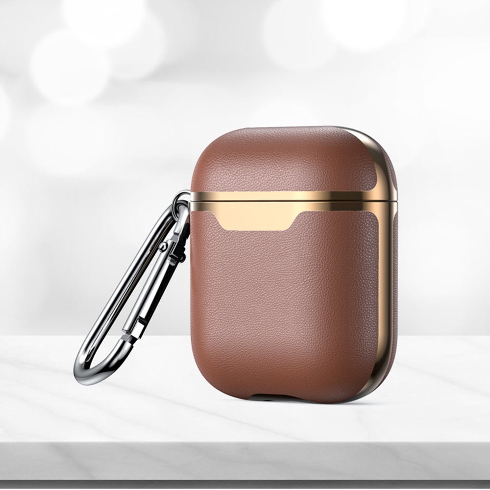 Bao da cho Airpods có móc treo
