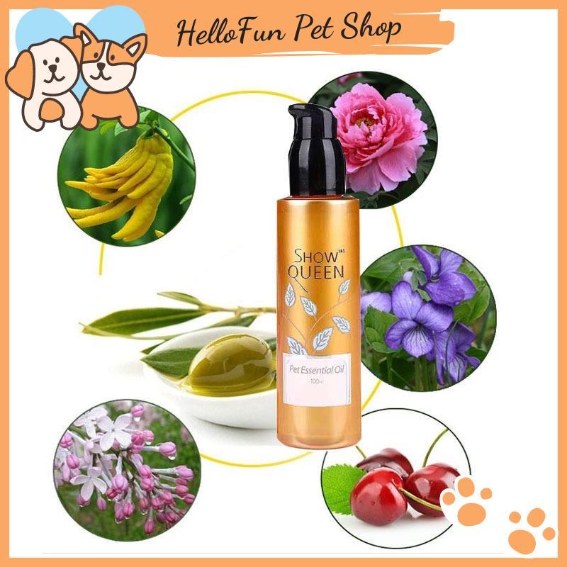 Tinh dầu dưỡng lông cho chó mèo Pet Essential Oil Show Queen (100ml)