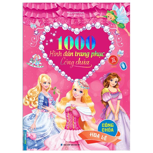 1000 Hình Dán Trang Phục Công Chúa - Công Chúa Hoa Lệ