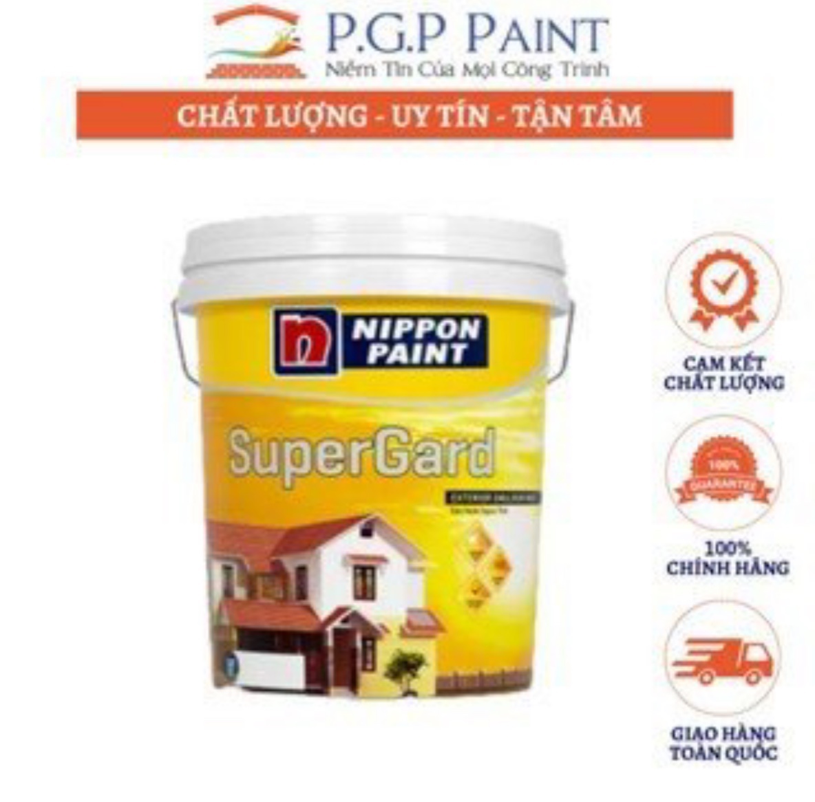 Sơn ngoại thất SuperGard chống rêu, mốc, độ che phủ cao