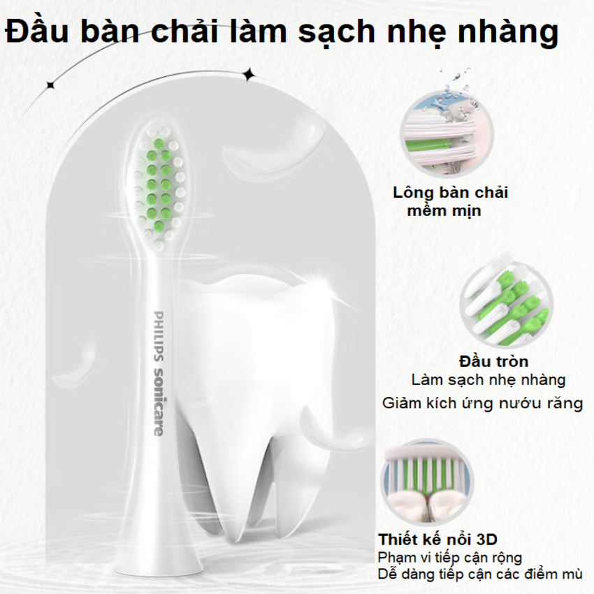 Bàn chải đánh răng điện Philips Sonicare HX2461 Serial 3600 - Tích hợp 3 chế độ - HÀNG NHẬP KHẨU