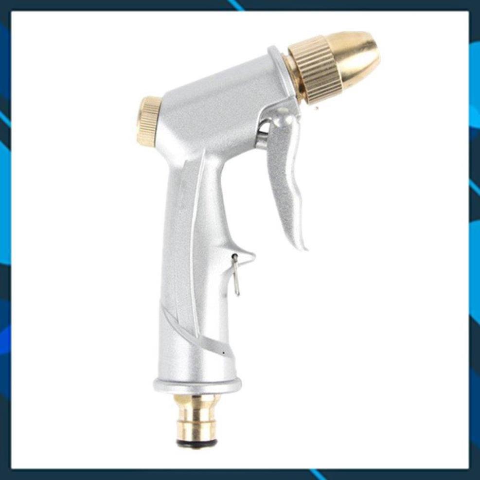 ️ Bộ dây vòi xịt nước rửa xe,tưới cây ,tăng áp 3 lần,loại 3m,5m 206701 đầu đồng,cút nối nhựa vàng+ mở chai