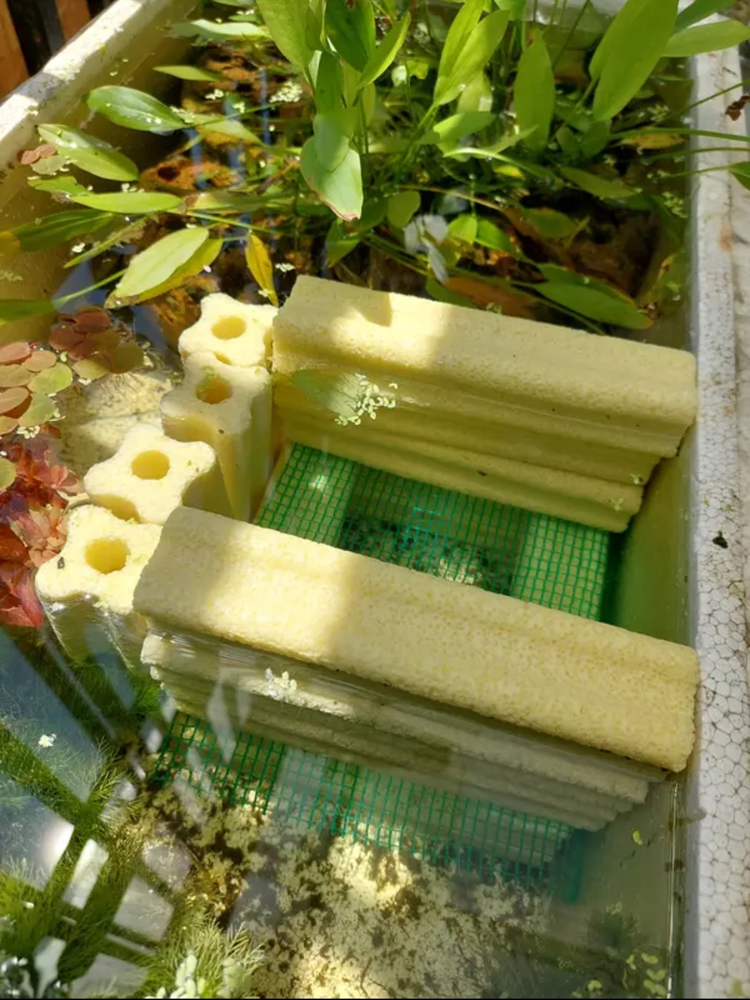 10 Thanh sứ lọc hoa mai LOẠI TO 16X4X4cm vật liệu lọc nước bể cá cao cấp