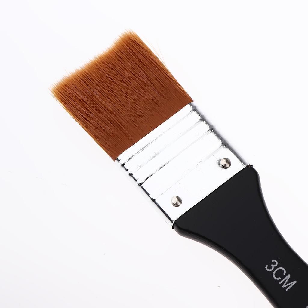 Nylon paint brush for acrylic watercolor wood wall watercolor art