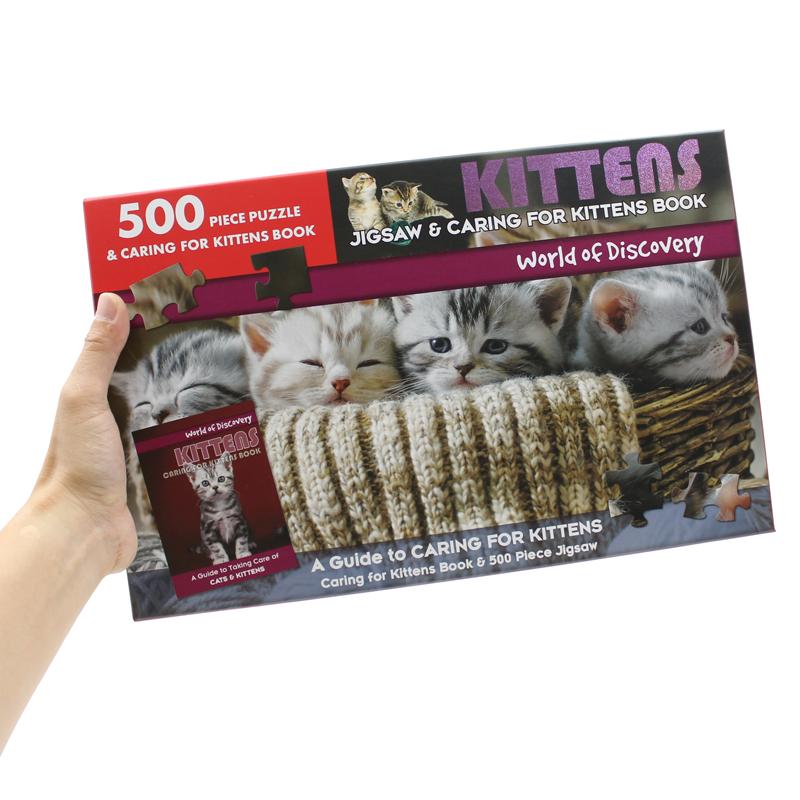 World Of Discovery - Jigsaw &amp; Caring For Kittens Book: Kittens