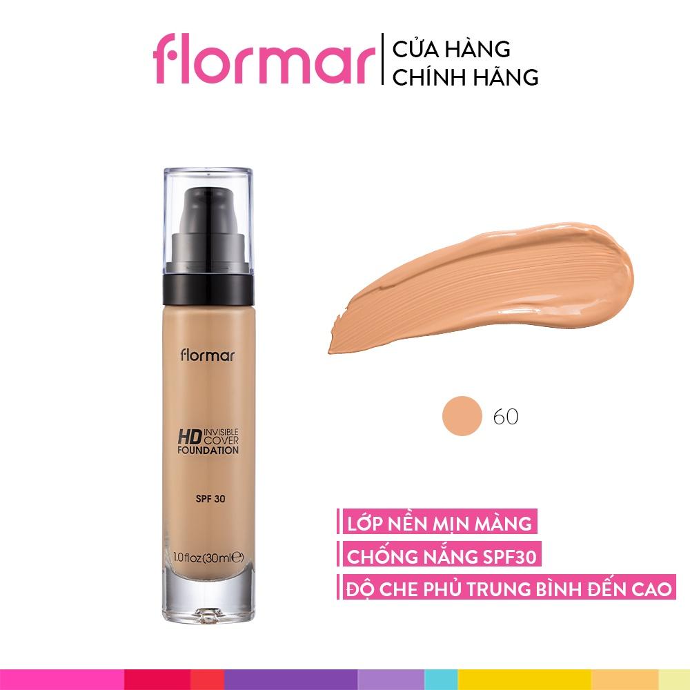 Kem nền Flormar HD Invisible Cover Foundation SPF 30 chống mốc