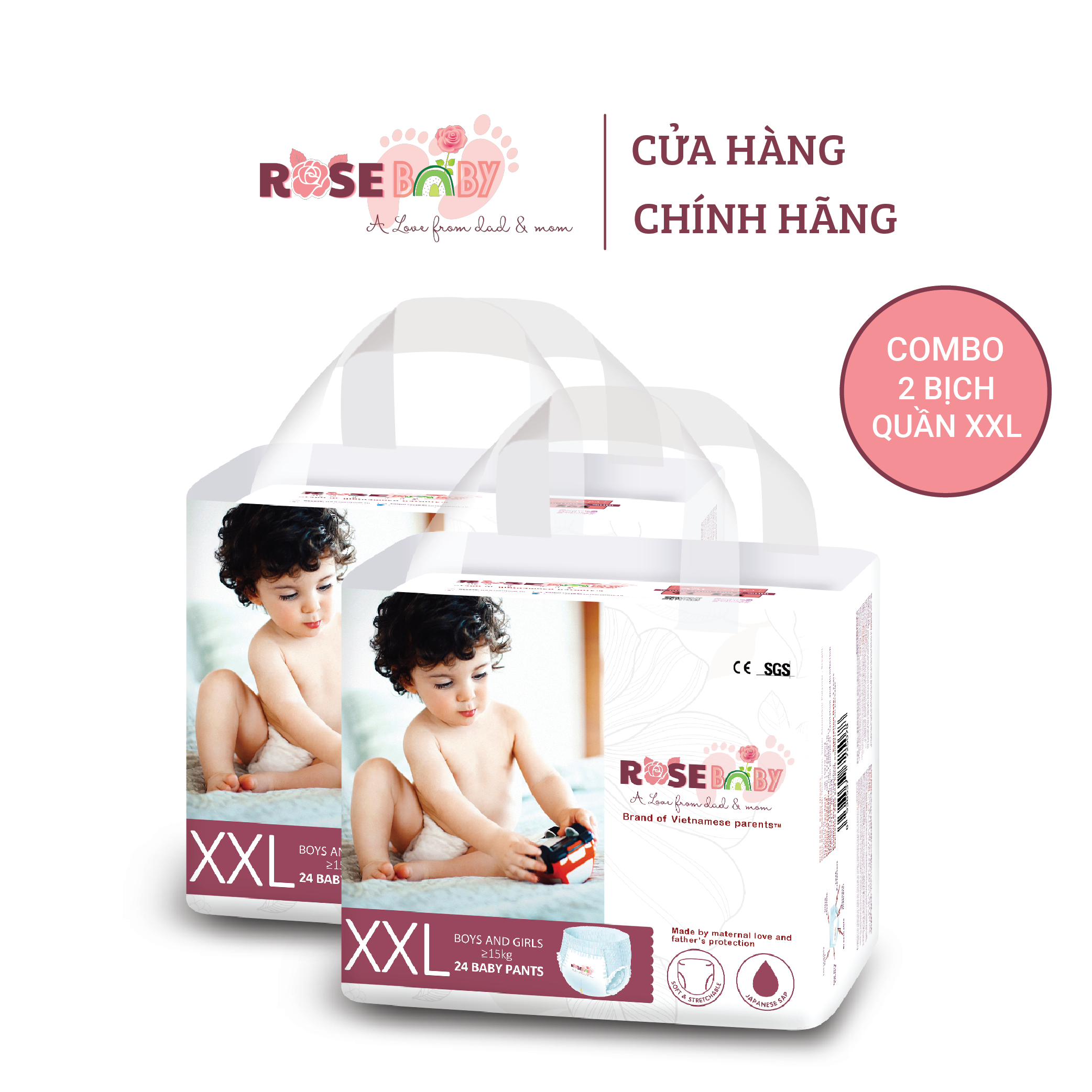 COMBO 2 BỊCH TÃ QUẦN ROSEBABY SIZE XXL24