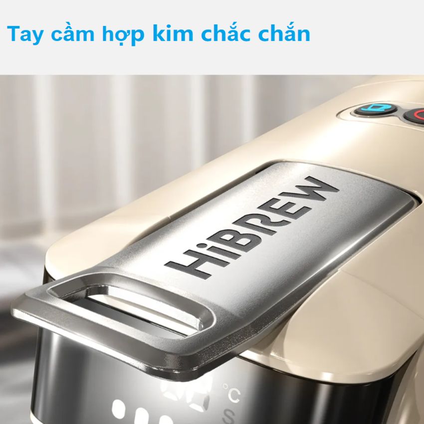 Máy Pha Cà Phê 6 Trong 1 HiBREW H1B Thương Hiệu Mỹ Pha Nóng-Lạnh Áp suất 20 Bar - Hàng Nhập Khẩu (Bảo Hành 12 Tháng)