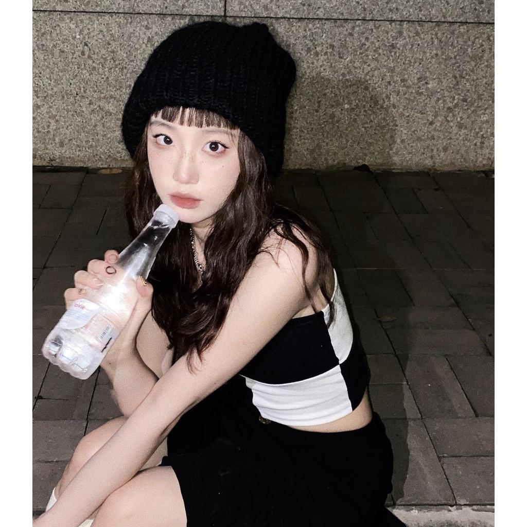 Áo Croptop 2 Dây Sợi Bún Gân Tăm Dáng Ôm Thon Gọn Mềm Mịn Carrotxinhdep MUA KÈM DEAL SỐC