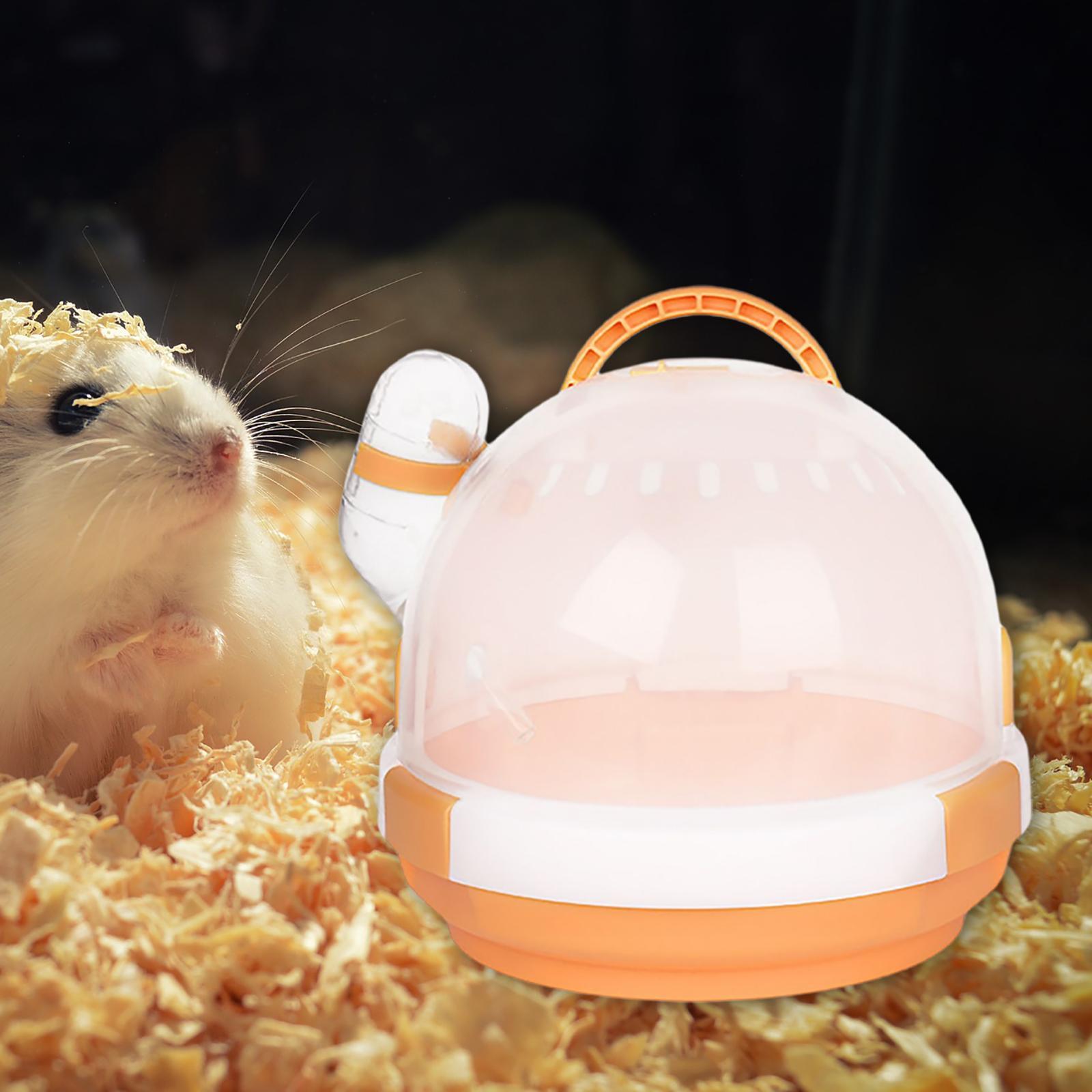 Portable Breathable Outdoor Hamster Carrier Transport Travel Cage Vacation House for Parrots Sugar Glider Chinchillas