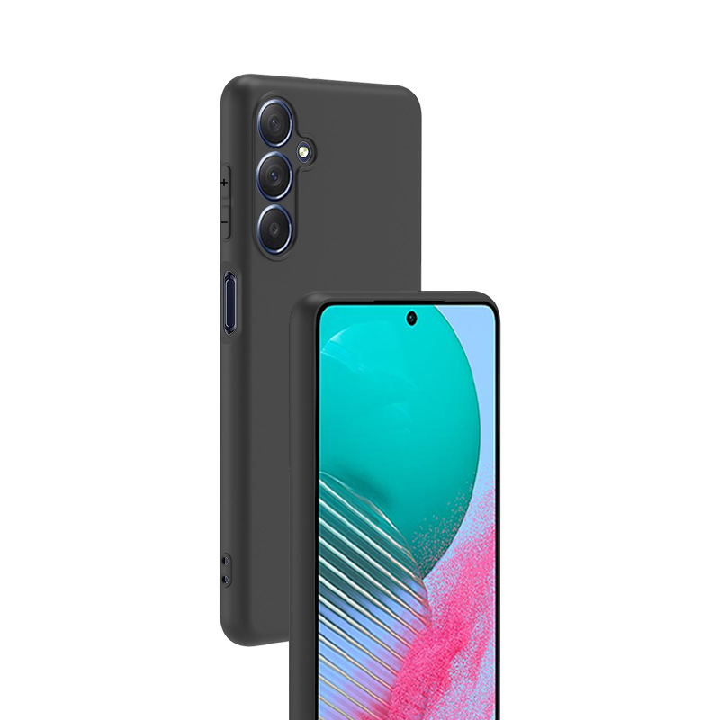 Ốp Lưng Dẻo Chống Bẩn cho Samsung A14 4G/ 5G - Đen Nhám Mịn Chống Bám Vân Tay, Có Gờ Bảo Vệ Camera.
