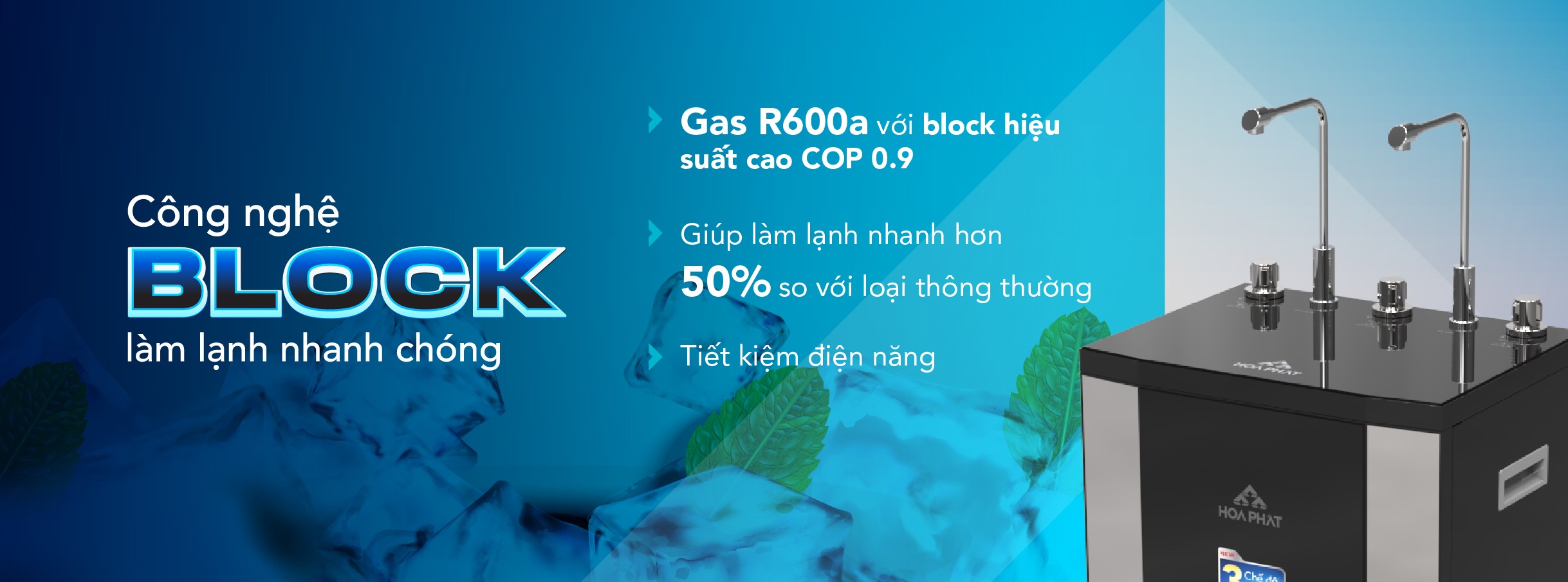 Máy Lọc Nước RO Nóng Lạnh 10 Lõi Hòa Phát HWBR1A-1021 - Đạt Chuẩn Uống Trực Tiếp Tại Vòi - Bảo Hành 36 Tháng - Hàng Chính Hãng