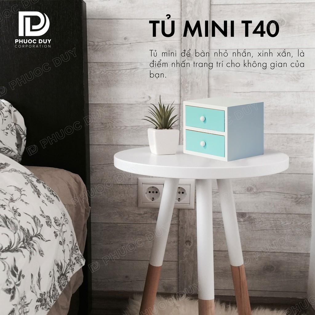 Tủ mini để bàn đa năng - Tủ nữ trang mỹ phẩm T40