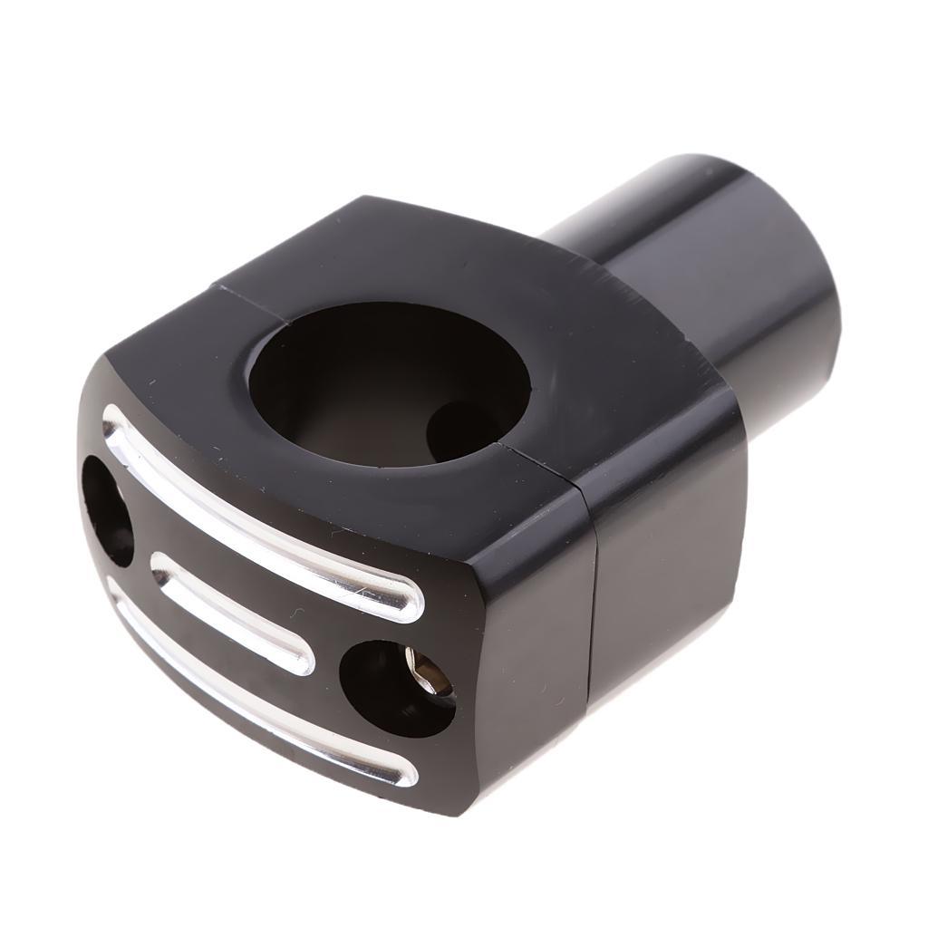 CNC 25mm 1 Inch Motorcycle Handlebar Bar Risers & Bolts for Cruiser Chopper