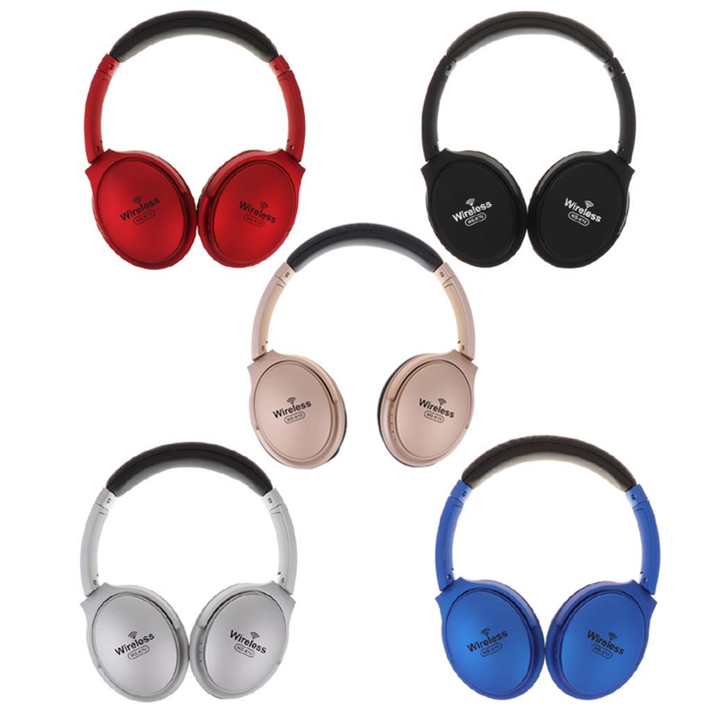 Wireless Bluetooth Headset Hifi Stereo Sound Headphones -Golden