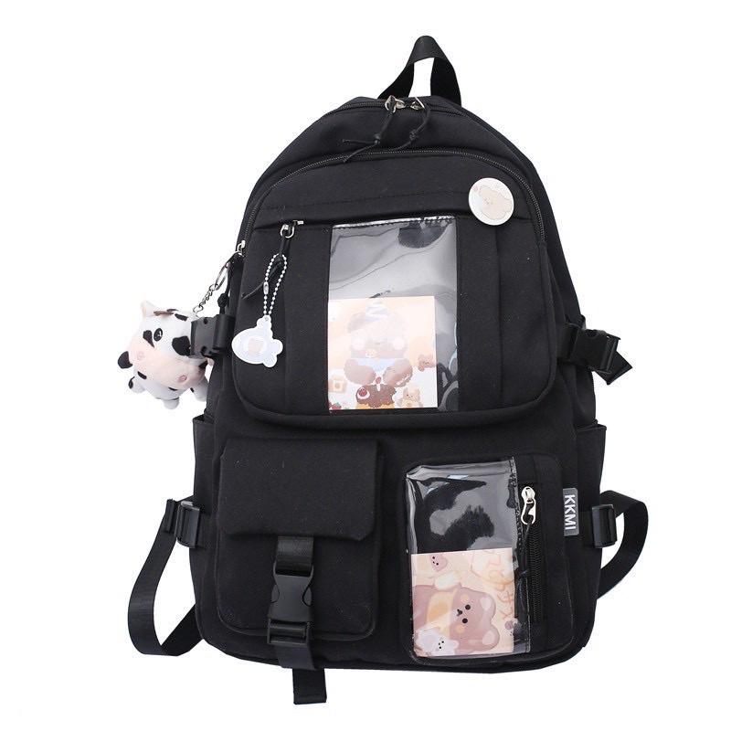 Balo Ulzzang Hàn Quốc nam nữ chống nước, balo đi học Ulzzang 604ULZ