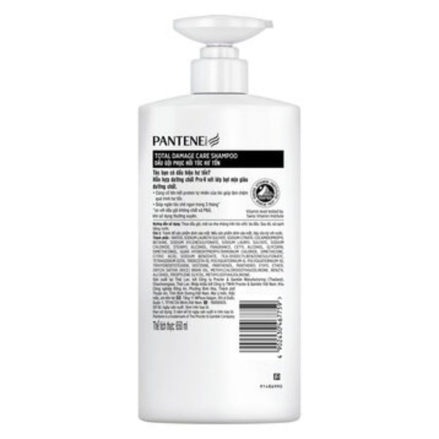 Dầu Gội Chăm Sóc Tóc Hư Tổn Pantene - 650ML