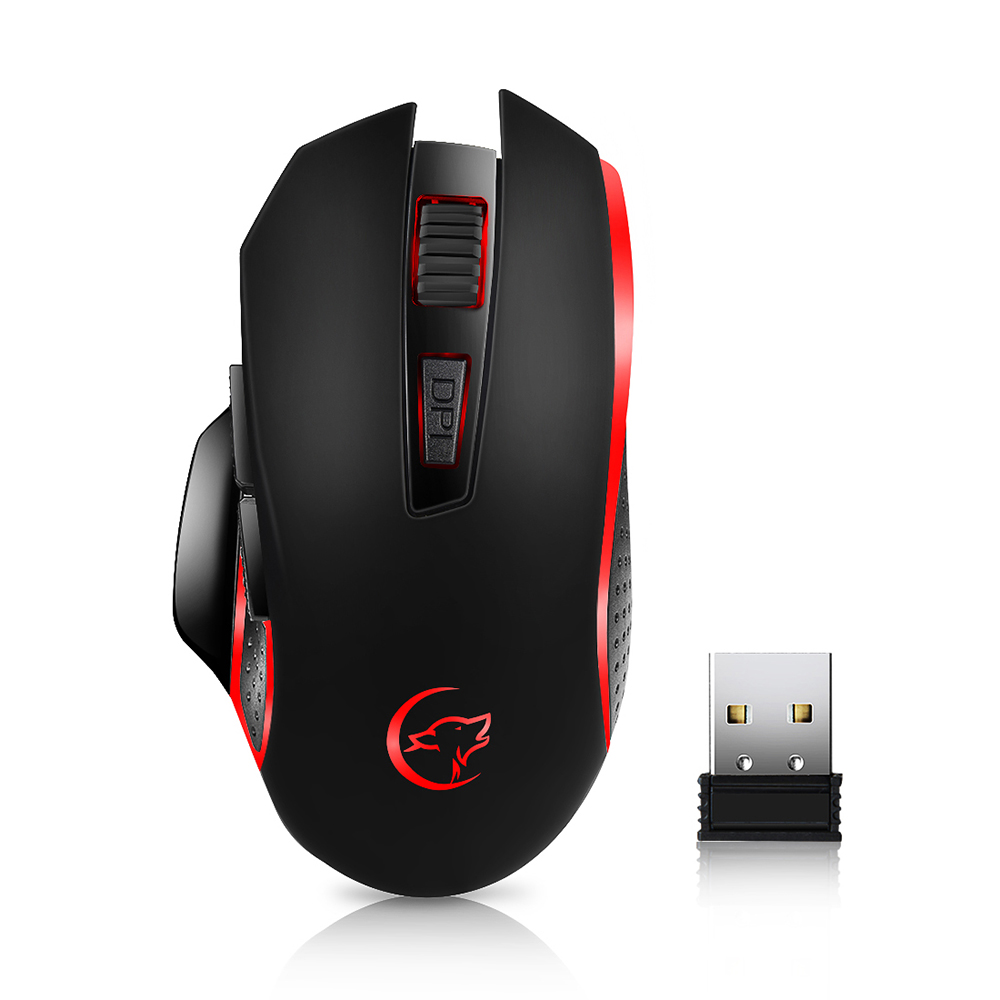 Chuột Quang Không Dây Chơi Game 2.4Hz G821 2400DPI Cho Máy Tính Xách Tay PC