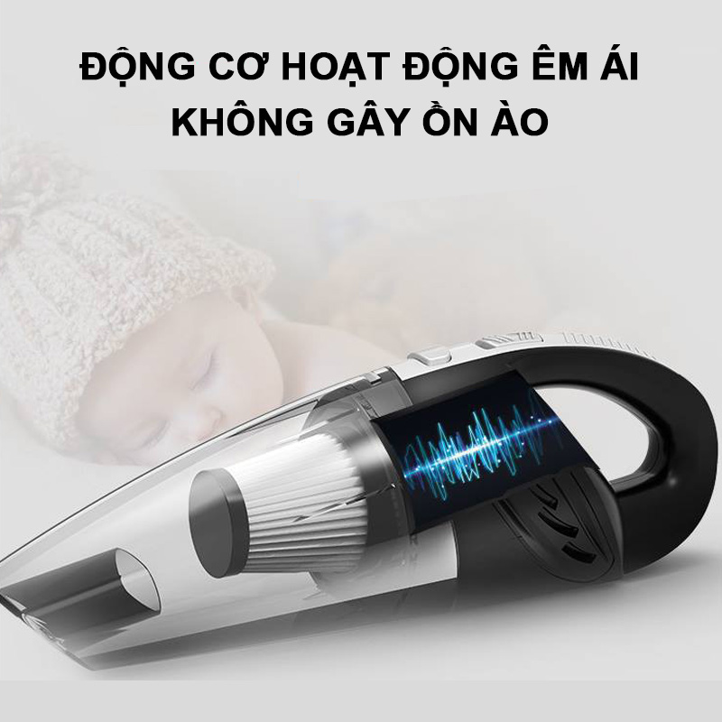 Máy Hút Bụi mini cầm tay Thế Hệ Mới 120w (Hàng Nhập Khẩu)