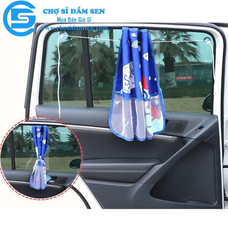 Tấm,màn, rèm che nắng cửa sổ 3 lớp, hình hoạt hình dễ thương CUTE cho xe hơi, xe ô tô  G334-RemCNoto