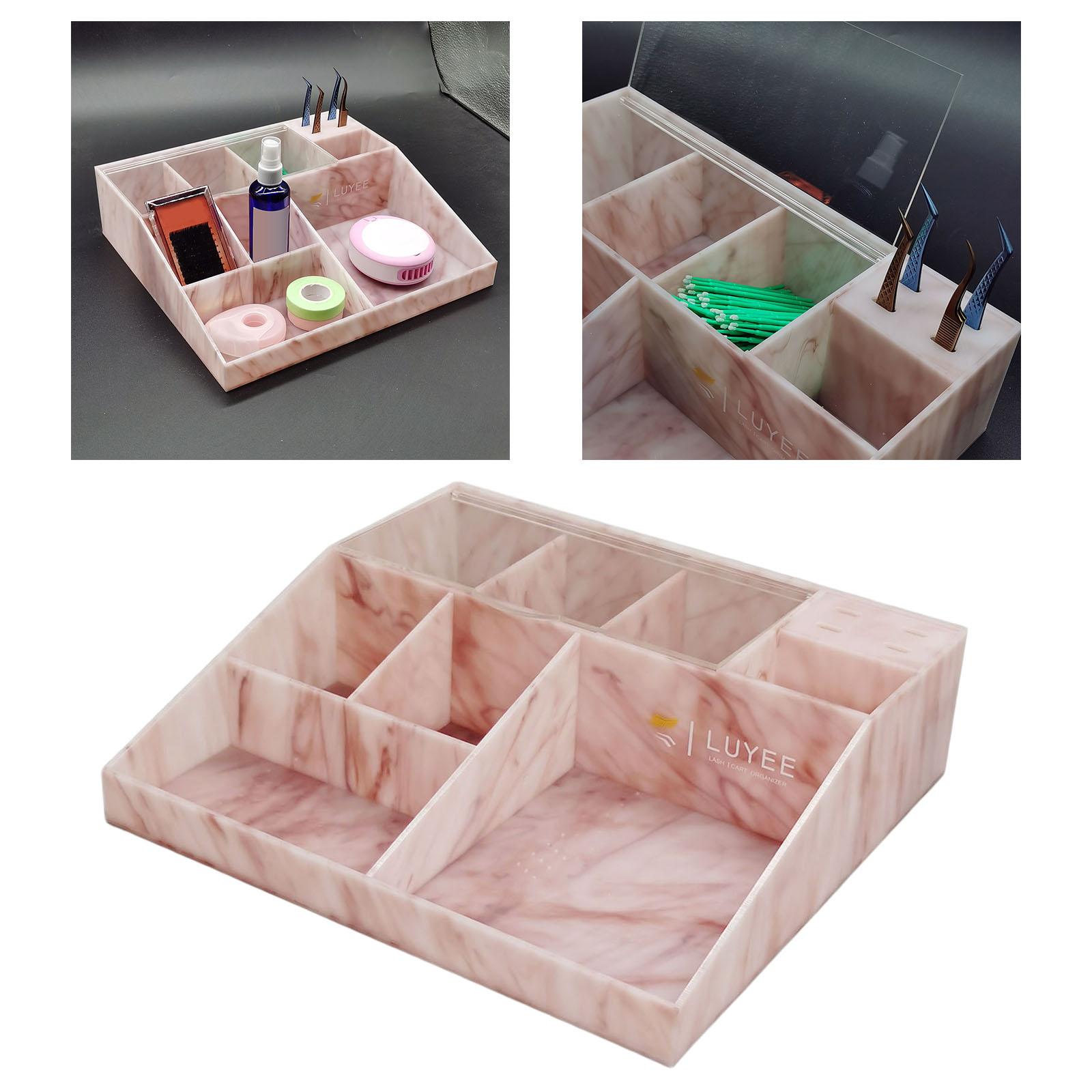 Eyelash Extension Supplies Accessories Tools Organizer Storage Box Stand, Display Storage Box Shelf Holder