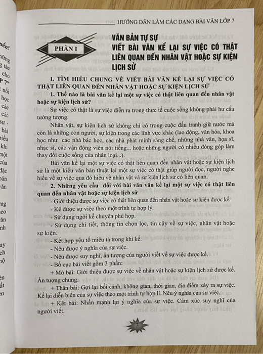 Hướng dẫn làm các dạng bài văn lớp 7 - Theo chương trình giáo dục phổ thông mới