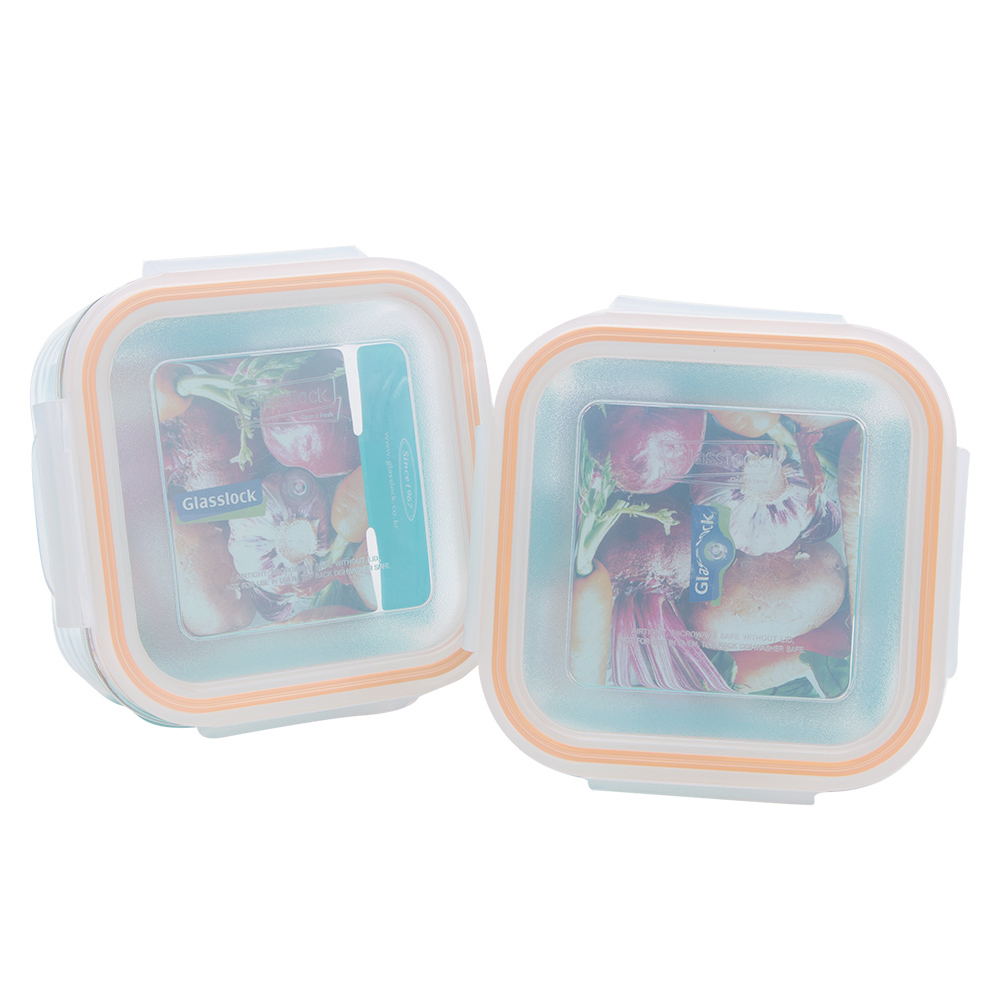 Bộ 3 Hộp Thủy Tinh Glasslock Lunch92-49 920ml Và 480ml/490ml x 2 + Túi Giữ Nhiệt