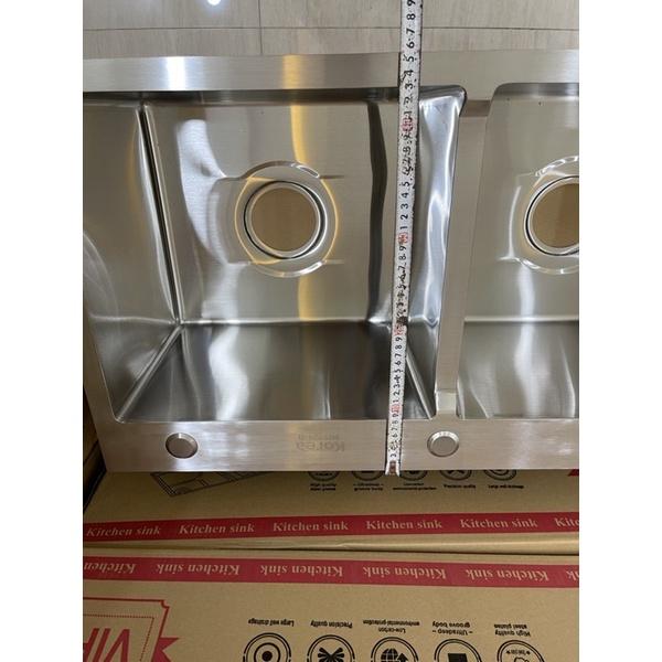 Chậu Rửa Chén,Bát INOX304 Chậu Hai Hố 8245 Cân