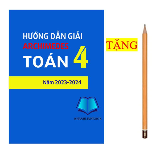 Sách - Hướng dẫn giải archimedes toán 4