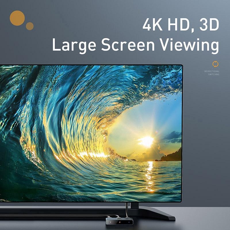 Bộ Chuyển Đổi HDMI BASEUS 2 Trong 1 4K 60hz Cho PS4 -Hàng chính hãng