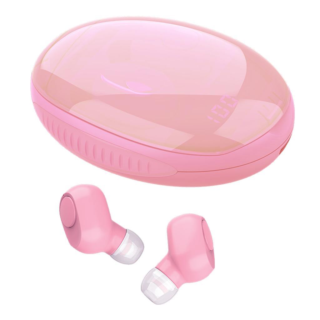 True Wireless Bluetooth Earphones Earbuds Headphones w/Charging Case Blue