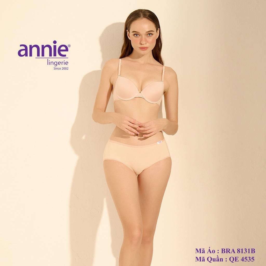 Bộ đồ lót Nữ Annie 8131b Đồng Bộ Chất Liệu Co Giãn, Đàn Hồi, Thoáng Khí Kiểu Dáng Năng Động, Thời Trang