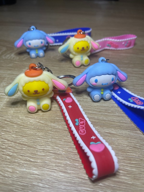 Móc Khoá Hình Thú Tai Thỏ Dễ Thương Thời Trang Độc Lạ