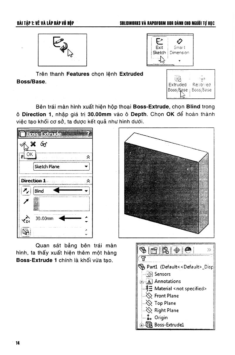 Sách Solidworks &amp; Rapidform Xor Dành Cho Người Tự Học