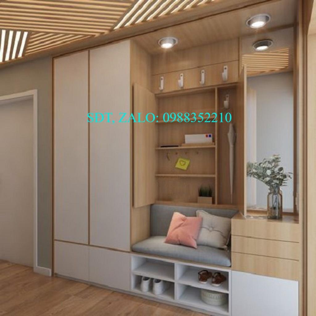 Tủ gỗ đựng quần áo đồ dùng phòng ngủ cao cấp sang trọng