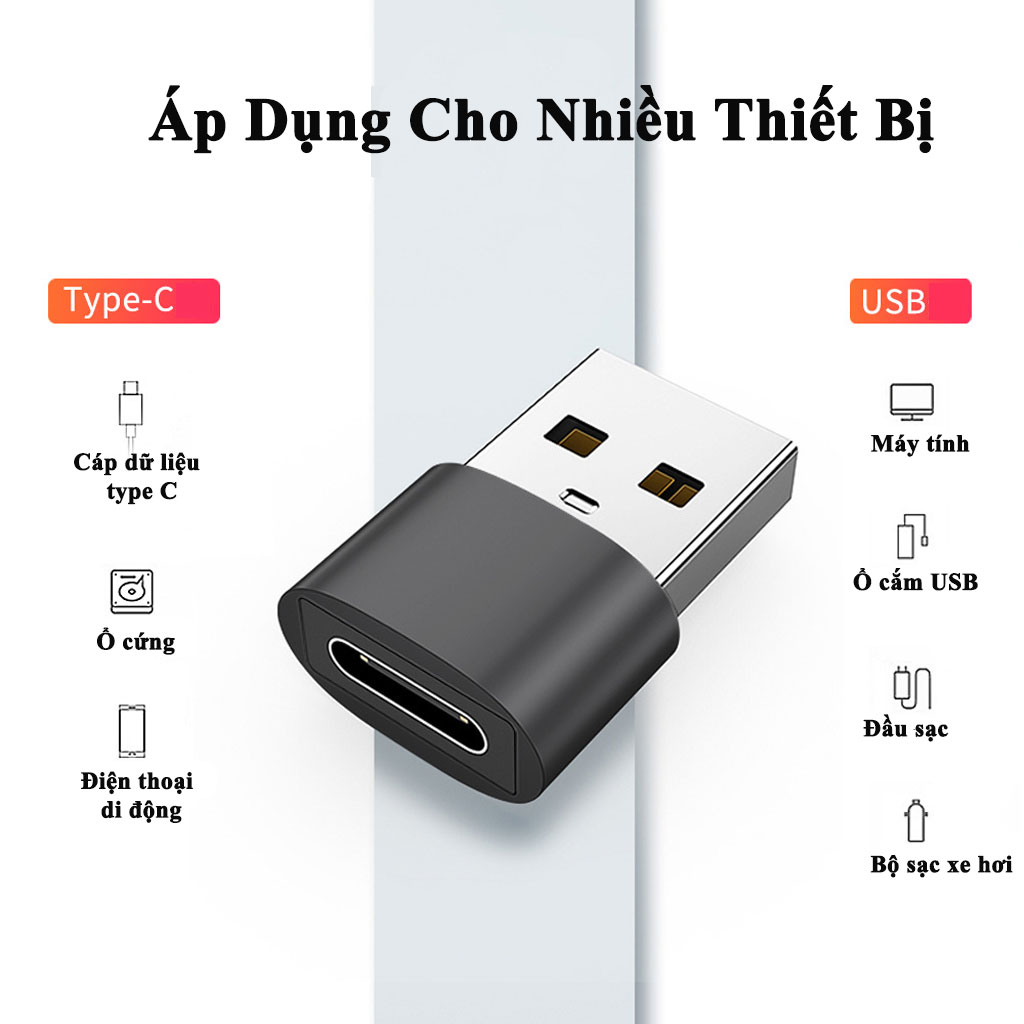 Đầu Chuyển Đổi USB 3.0 Sang Type C . Hàng Chính Hãng ESSAGER