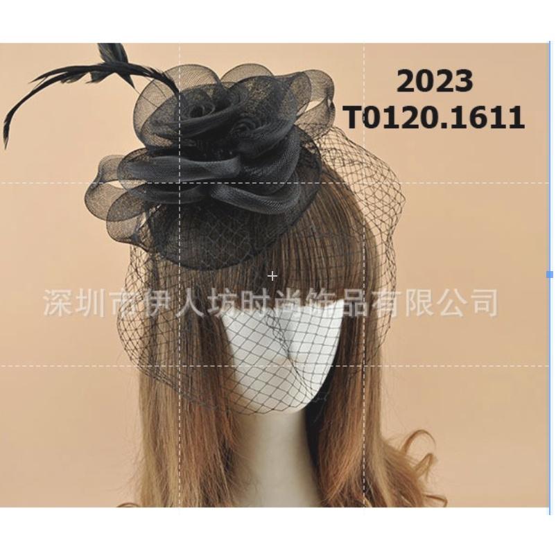 Ốp băng đô hoa mũ lưới phụ kiện cưới Giang