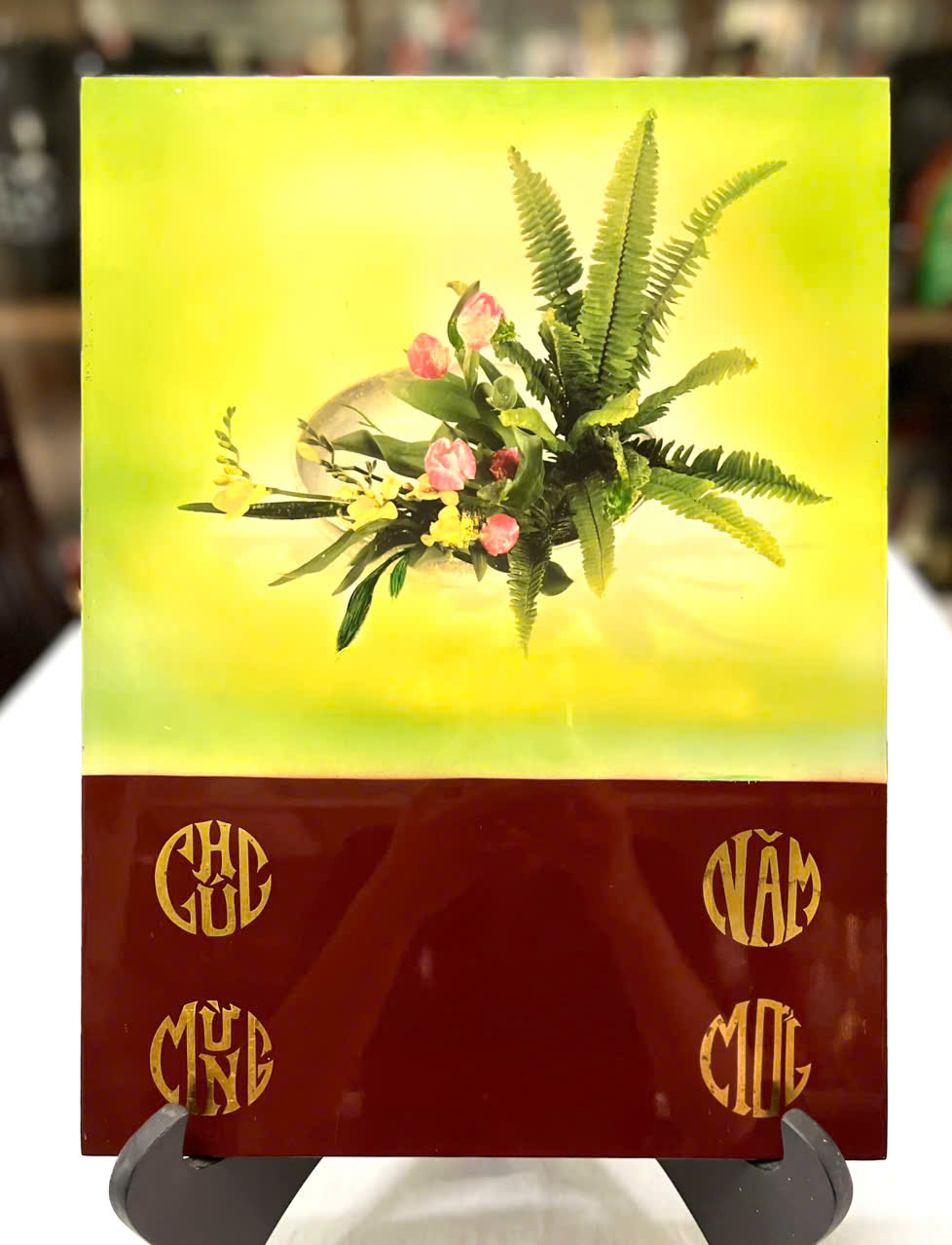 Tranh lịch sơn mài cao cấp Thanh Bình Lê size 30x40 cm treo tường, trang trí nhà cửa, văn phòng, quà tặng tân gia, tặng